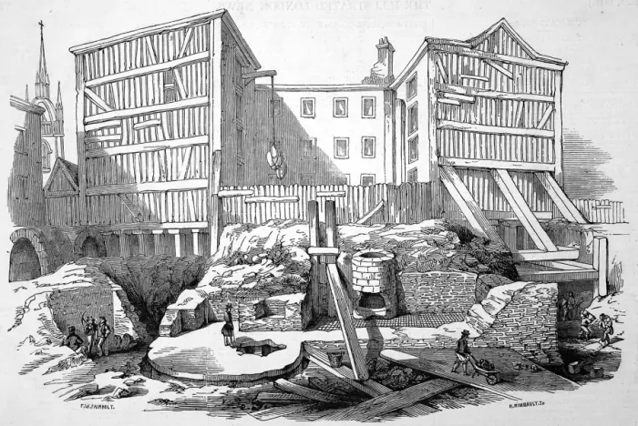 Framed Print : Remains of a Roman Villa Framed Print : Remains of a Roman Villa