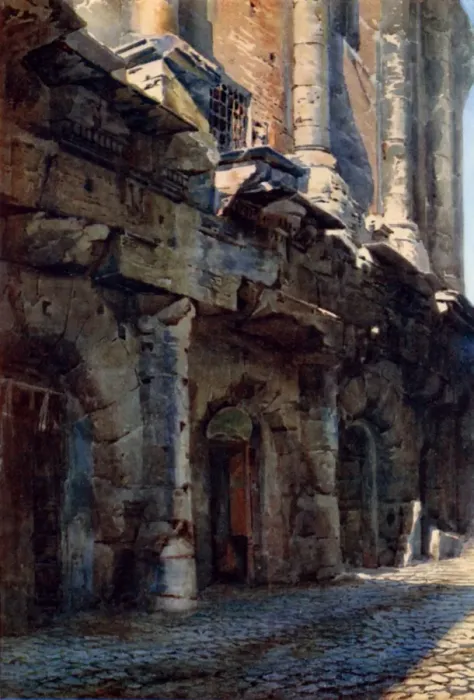Framed Print : Remains of the Theatre of Marcellus, Rome, Italy Framed Print : Remains of the Theatre of Marcellus, Rome, Italy