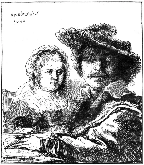 Framed Print : Rembrandt and Saskia Framed Print : Rembrandt and Saskia