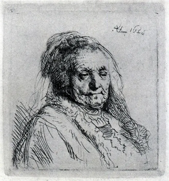 Framed Print : Rembrandt's Mother Framed Print : Rembrandt's Mother