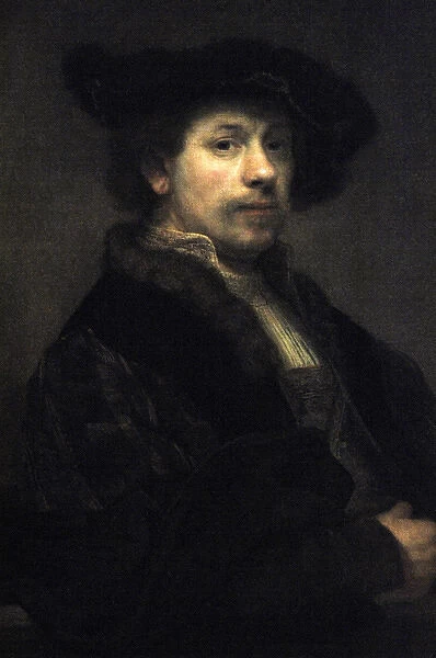 Rembrant (1606-1669). Dutch painter. Selft portrait at age o