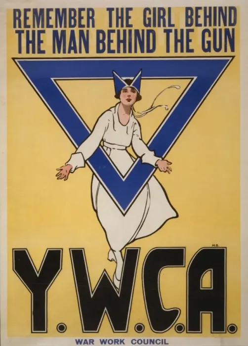 Framed Print : Remember the girl behind the man behind the gun - YWCA War W Framed Print : Remember the girl behind the man behind the gun - YWCA War W
