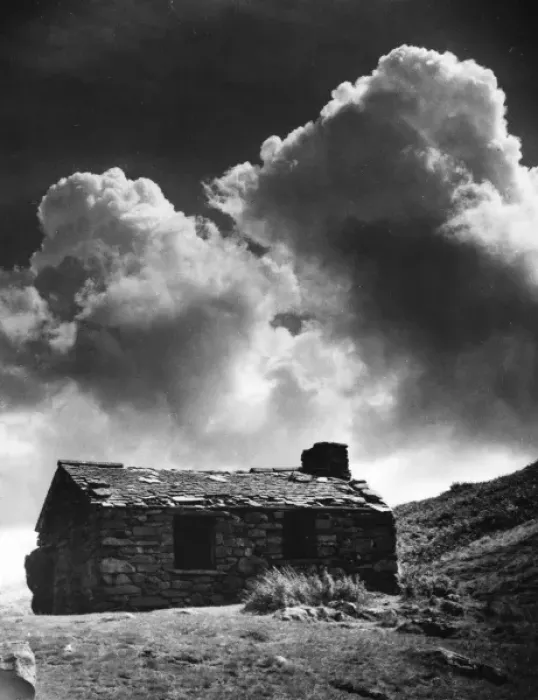 Framed Print : Remote Lakeland Cottage Framed Print : Remote Lakeland Cottage