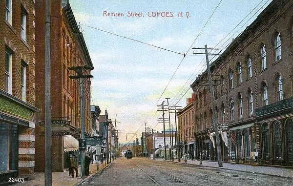Remsen Street, Cohoes, New York State, USA