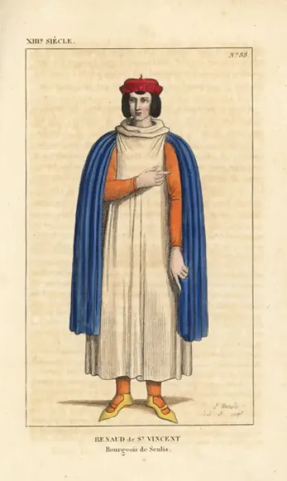 Framed Print : Renaud of Saint-Vincent, bourgeois of Senlis, died 1290 Framed Print : Renaud of Saint-Vincent, bourgeois of Senlis, died 1290