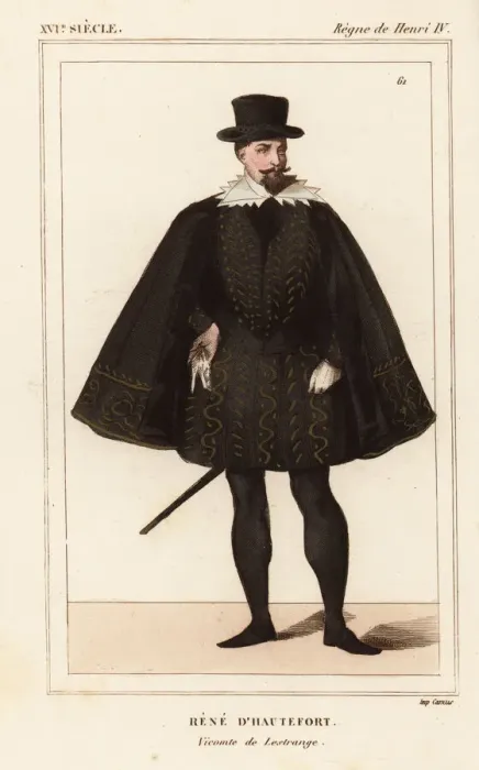 Framed Print : Rene d Hautefort, Vicomte de Lestrange, d. 1621 Framed Print : Rene d Hautefort, Vicomte de Lestrange, d. 1621