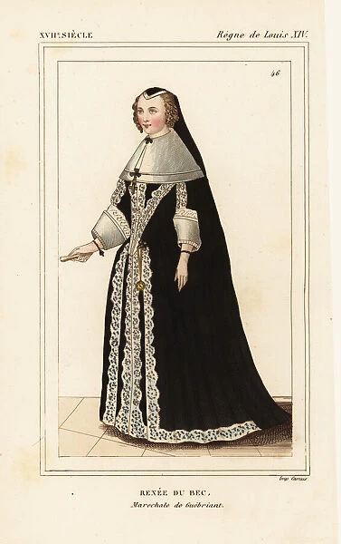 Renee du Bec, Marechale de Guebriant, widow