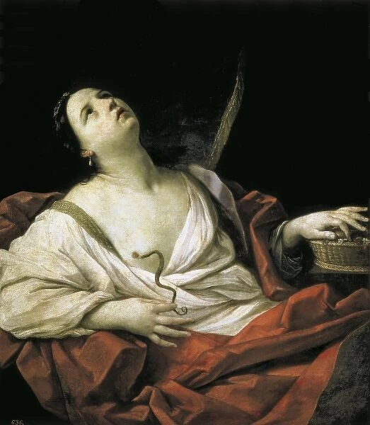 RENI, Guido (1575-1642). Cleopatra. 1635-1640