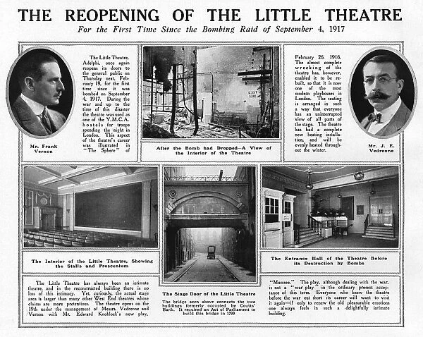 Reopening of the Little Theatre, 1920