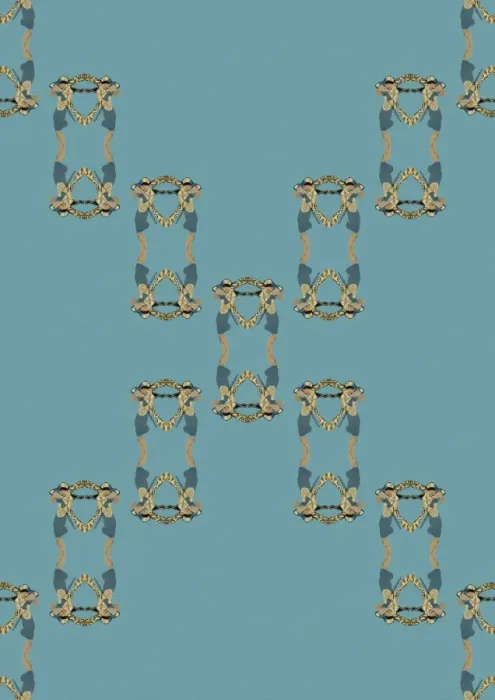 Framed Print : Repeating Pattern - Art Deco Woman Framed Print : Repeating Pattern - Art Deco Woman