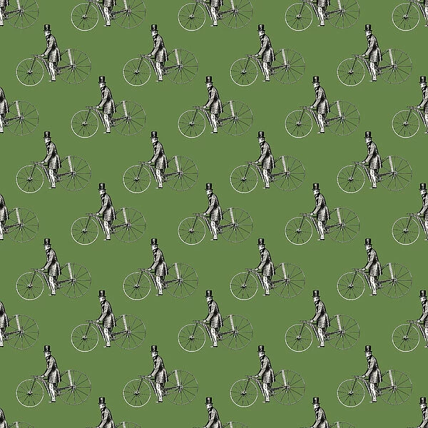 Repeating Pattern - Bicycles