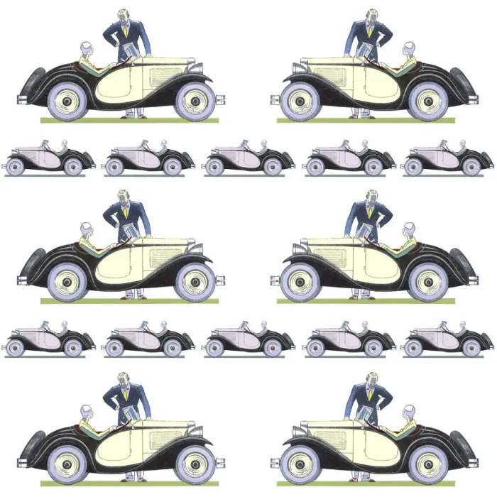 Framed Print : Repeating Pattern - Car / Motoring Framed Print : Repeating Pattern - Car / Motoring