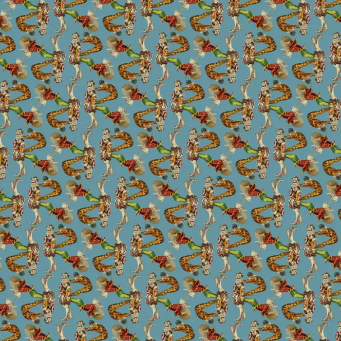 Framed Print : Repeating Pattern - circus clowns perform balancing act Framed Print : Repeating Pattern - circus clowns perform balancing act