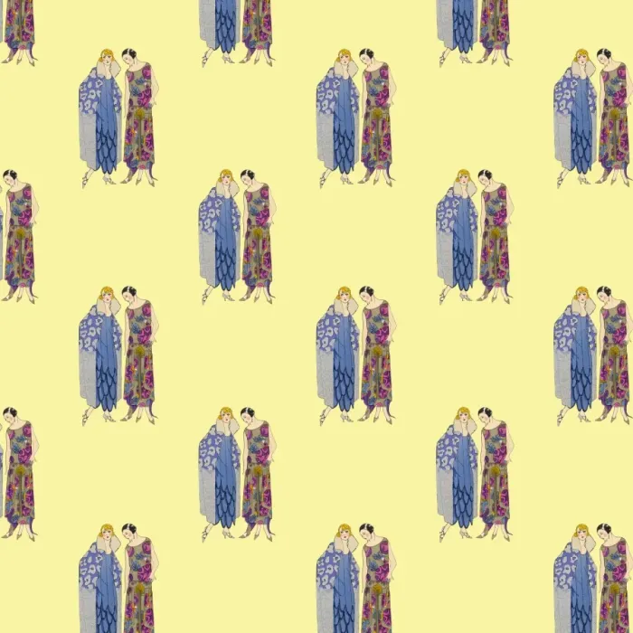 Framed Print : Repeating Pattern - Fashionable Women Framed Print : Repeating Pattern - Fashionable Women