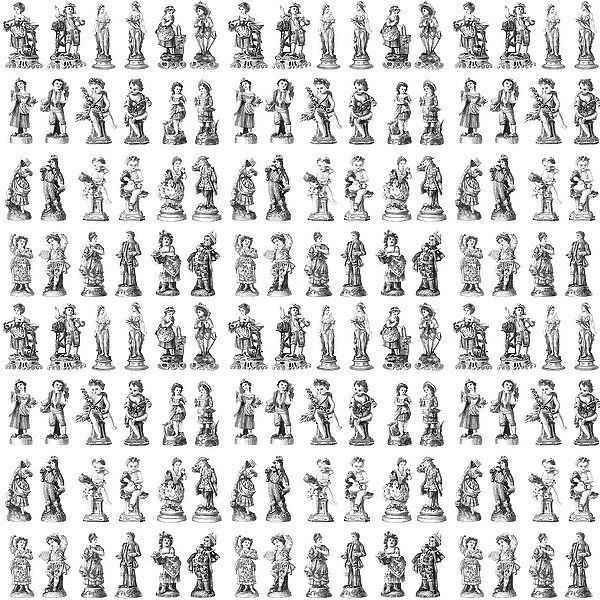 Repeating Pattern - Figurines