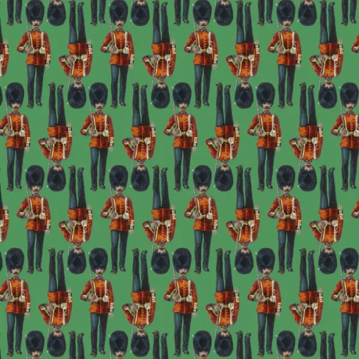 Framed Print : Repeating Pattern - guardsmen, green Framed Print : Repeating Pattern - guardsmen, green