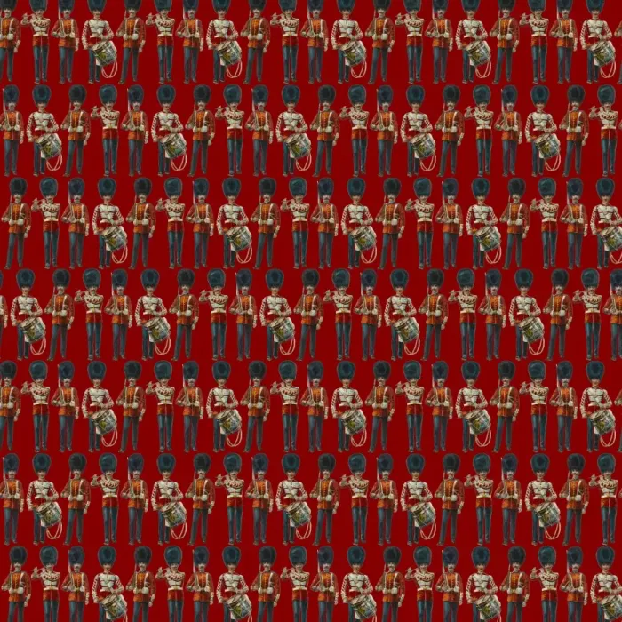 Framed Print : Repeating Pattern - guardsmen, red Framed Print : Repeating Pattern - guardsmen, red