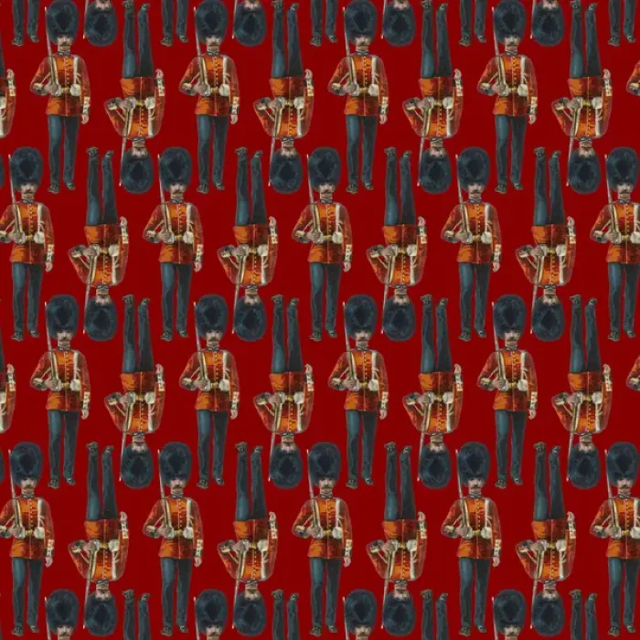 Framed Print : Repeating Pattern - guardsmen, red Framed Print : Repeating Pattern - guardsmen, red