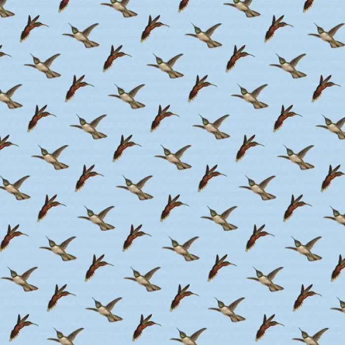Framed Print : Repeating Pattern - Hummingbirds Framed Print : Repeating Pattern - Hummingbirds