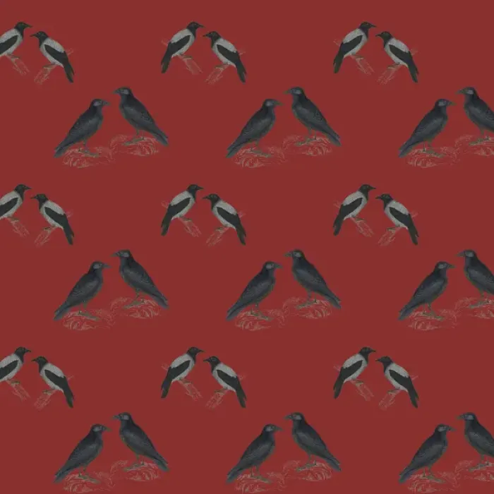 Framed Print : Repeating Pattern - Jackdaws Framed Print : Repeating Pattern - Jackdaws