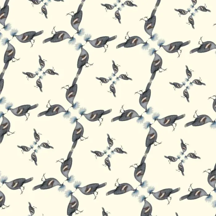 Framed Print : Repeating Pattern - Pigeons Framed Print : Repeating Pattern - Pigeons