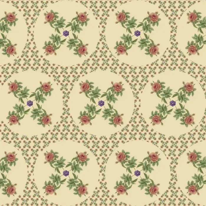 Framed Print : Repeating Pattern - Roses Framed Print : Repeating Pattern - Roses
