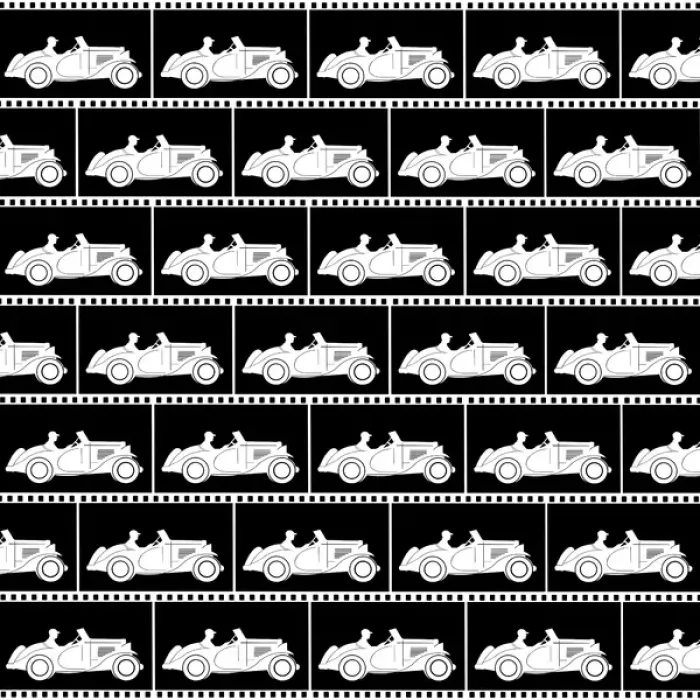Framed Print : Repeating Pattern - Sports car Framed Print : Repeating Pattern - Sports car