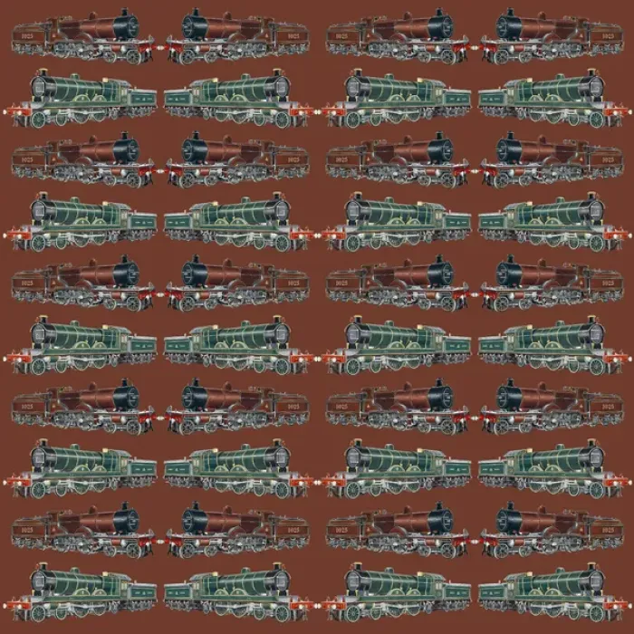 Framed Print : Repeating Pattern - Steam Engines Framed Print : Repeating Pattern - Steam Engines