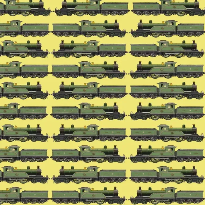 Framed Print : Repeating Pattern - Train / Steam Engine Framed Print : Repeating Pattern - Train / Steam Engine