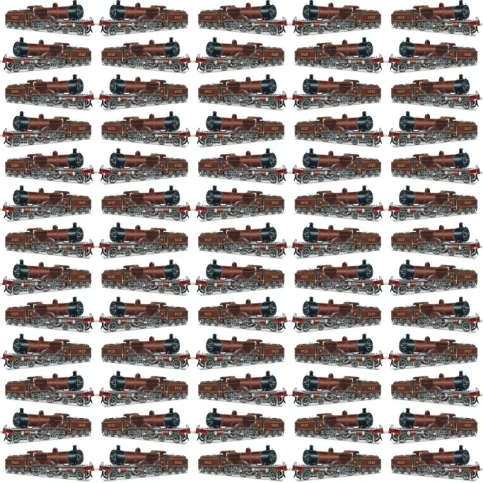 Framed Print : Repeating Pattern - Train / Steam Engine Framed Print : Repeating Pattern - Train / Steam Engine
