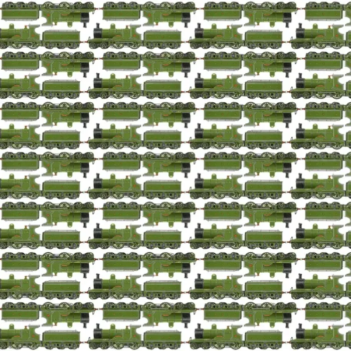 Framed Print : Repeating Pattern - Train / Steam Engine Framed Print : Repeating Pattern - Train / Steam Engine