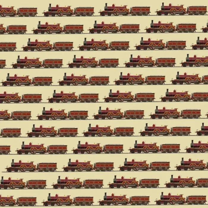 Framed Print : Repeating Pattern - Train  /  Steam Engine