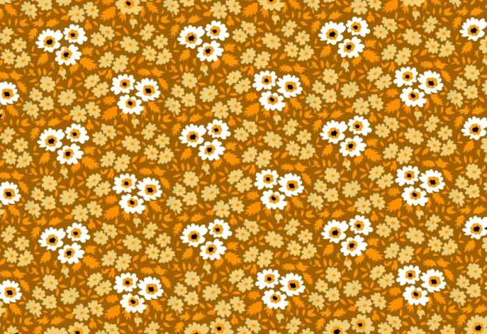 Framed Print : Repeating Pattern - Yellow and White Flowers Framed Print : Repeating Pattern - Yellow and White Flowers
