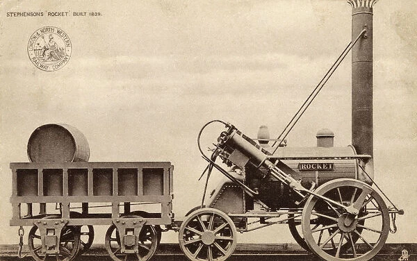Replica of George Stephensons Rocket Locomotive