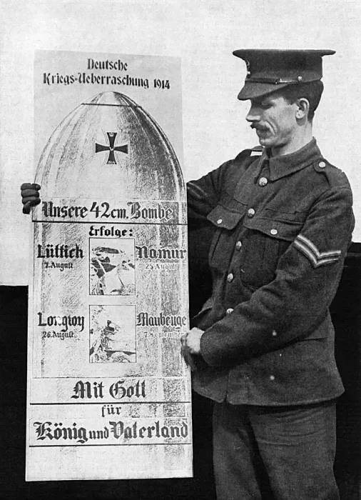 Framed Print : Replica of German shell sold in Berlin, WW1 Framed Print : Replica of German shell sold in Berlin, WW1