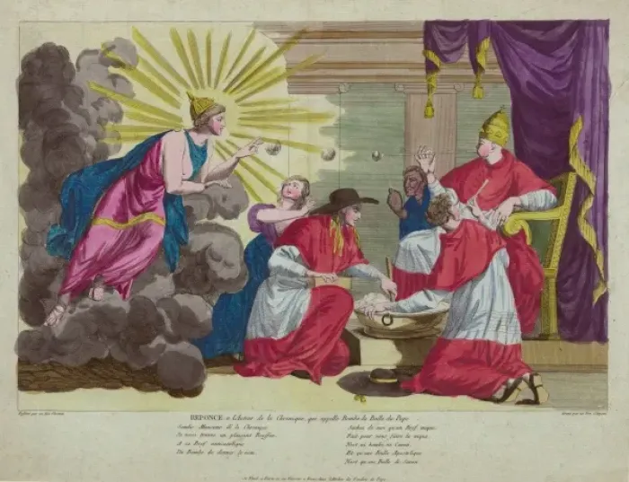 Framed Print : Reponce e l auteur de la chronique, qui appelle bombe la bul Framed Print : Reponce e l auteur de la chronique, qui appelle bombe la bul