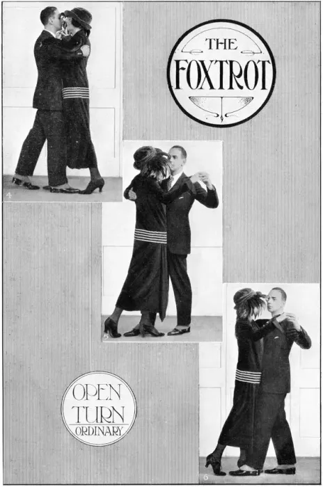 Framed Print : A representation of the modern Fox Trot in four parts Framed Print : A representation of the modern Fox Trot in four parts