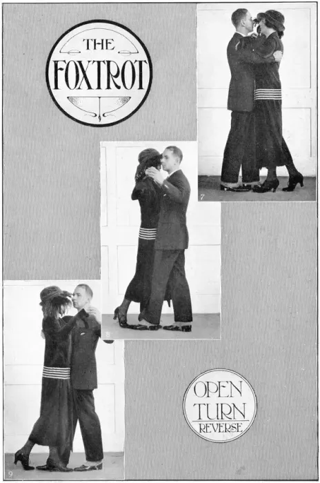 Framed Print : A representation of the modern Fox Trot in four parts Framed Print : A representation of the modern Fox Trot in four parts