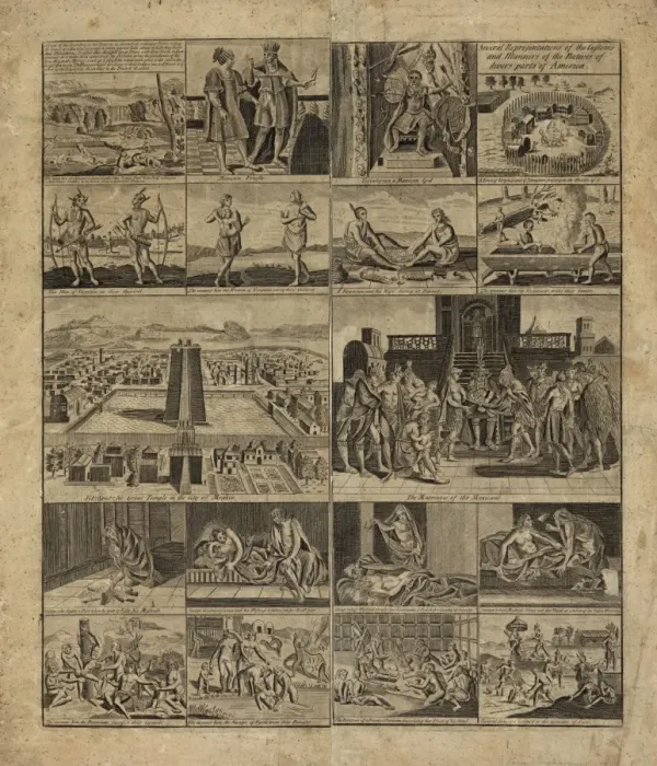 Framed Print : Several representations of the customs and manners of the na Framed Print : Several representations of the customs and manners of the na