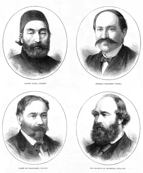 Framed Print : The Representatives at the Conference of Constantinople, 187 Framed Print : The Representatives at the Conference of Constantinople, 187