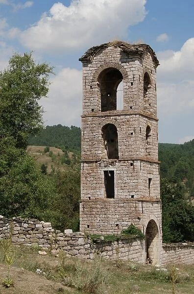 Republic of Albania. Voskopoja. Church of the Dormition of t