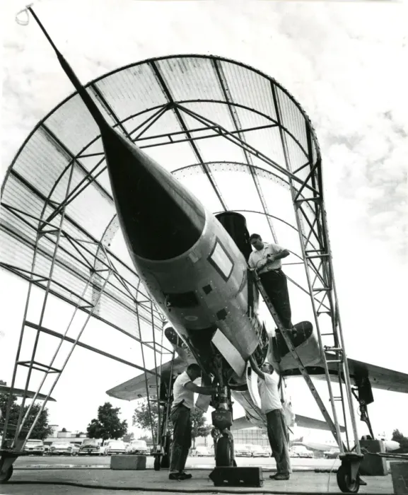 Framed Print : Republic F-105D Thunderchief