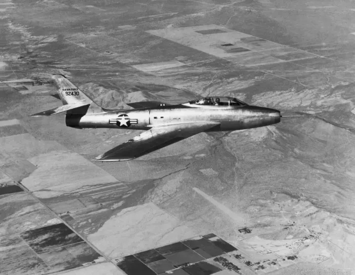 Framed Print : Republic F-84 Thunderstreak