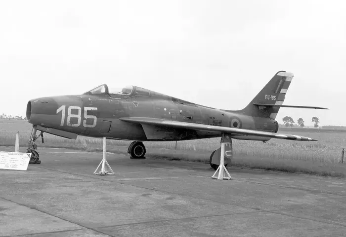 Framed Print : Republic F-84F Thunderstreak FU-185 Framed Print : Republic F-84F Thunderstreak FU-185