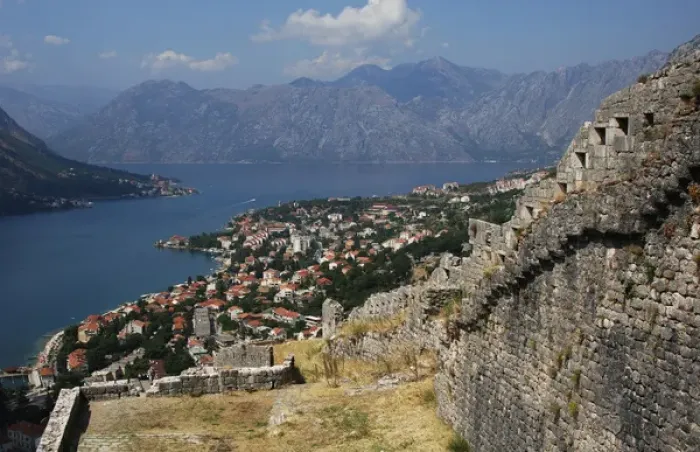 Framed Print : REPUBLIC OF MONTENEGRO. KOTOR. General view of the city. Wor Framed Print : REPUBLIC OF MONTENEGRO. KOTOR. General view of the city. Wor