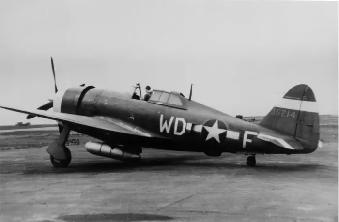 Framed Print : Republic P-47C aft, (on the ground) Framed Print : Republic P-47C aft, (on the ground)