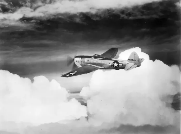 Framed Print : Republic P-47N-RE Thunderbolt 44-87784 Framed Print : Republic P-47N-RE Thunderbolt 44-87784