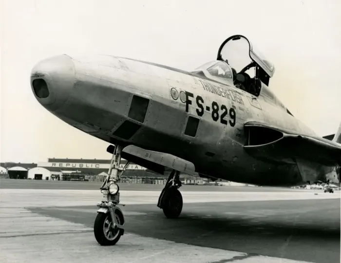 Framed Print : Republic RF-84F Thunderflash, 51-1829 Framed Print : Republic RF-84F Thunderflash, 51-1829