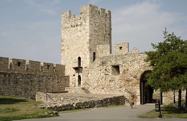 REPUBLIC OF SERBIA. BELGRADE. Partial view of the Fort