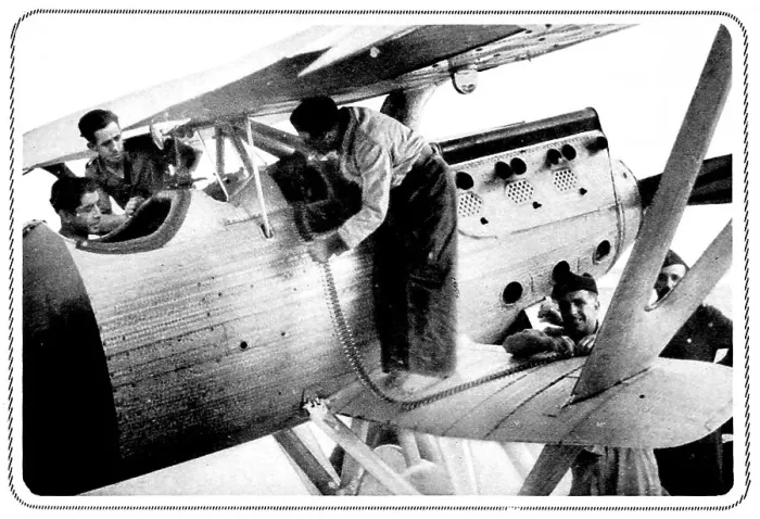 Framed Print : Republican Aeroplane being prepared; Spanish Civil War, 1936 Framed Print : Republican Aeroplane being prepared; Spanish Civil War, 1936